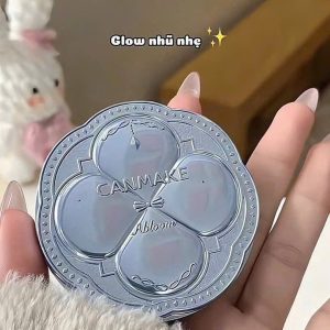 Phấn phủ Canmake Marshmallow Finish Powder Abloom SPF19+ đa sắc kiềm dầu và lõi thay thế