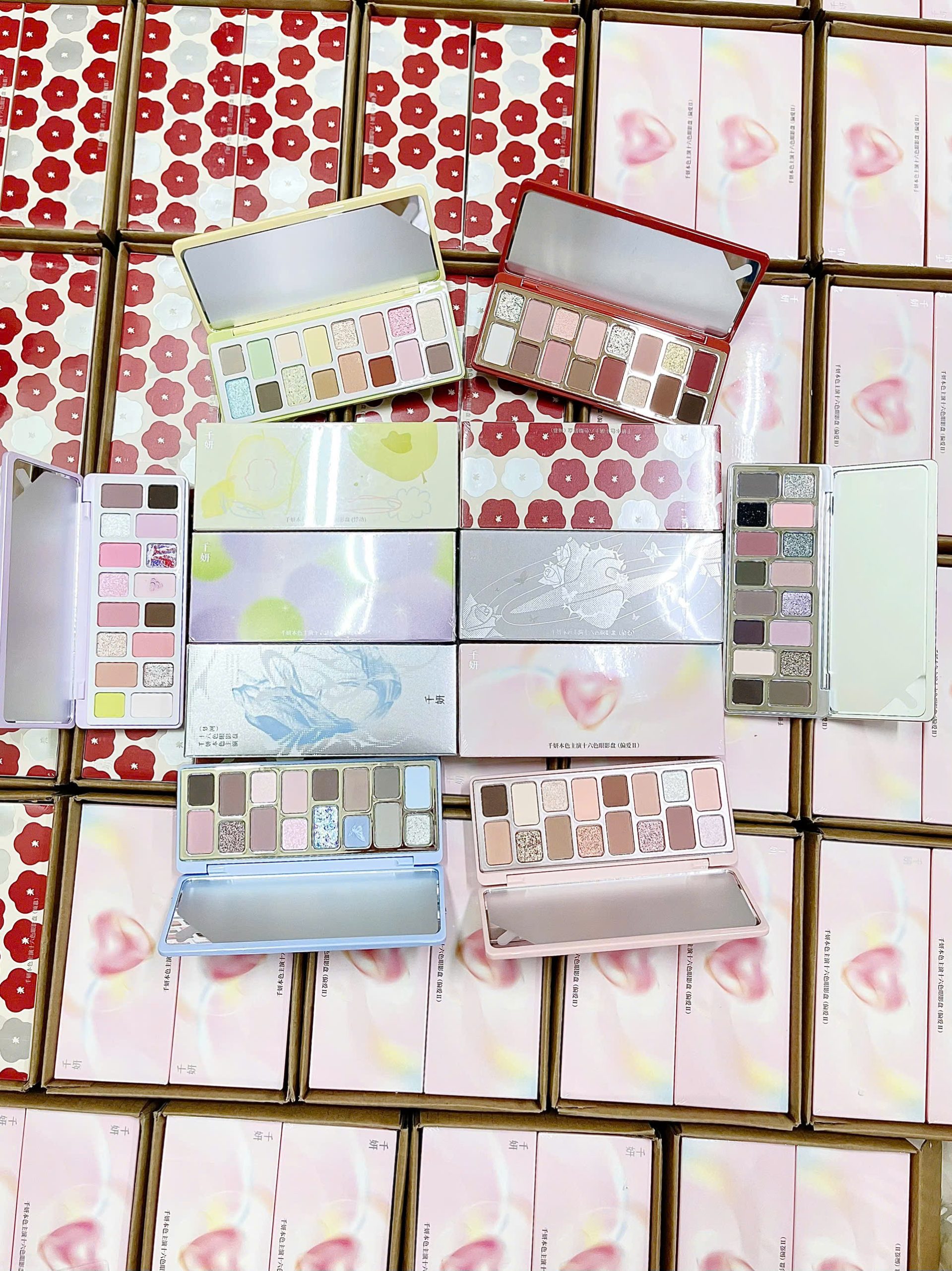 Bảng Phấn Mắt 16 Ô Qianyan Cheeryep True Colors Starring 14.5g - Ảnh 12