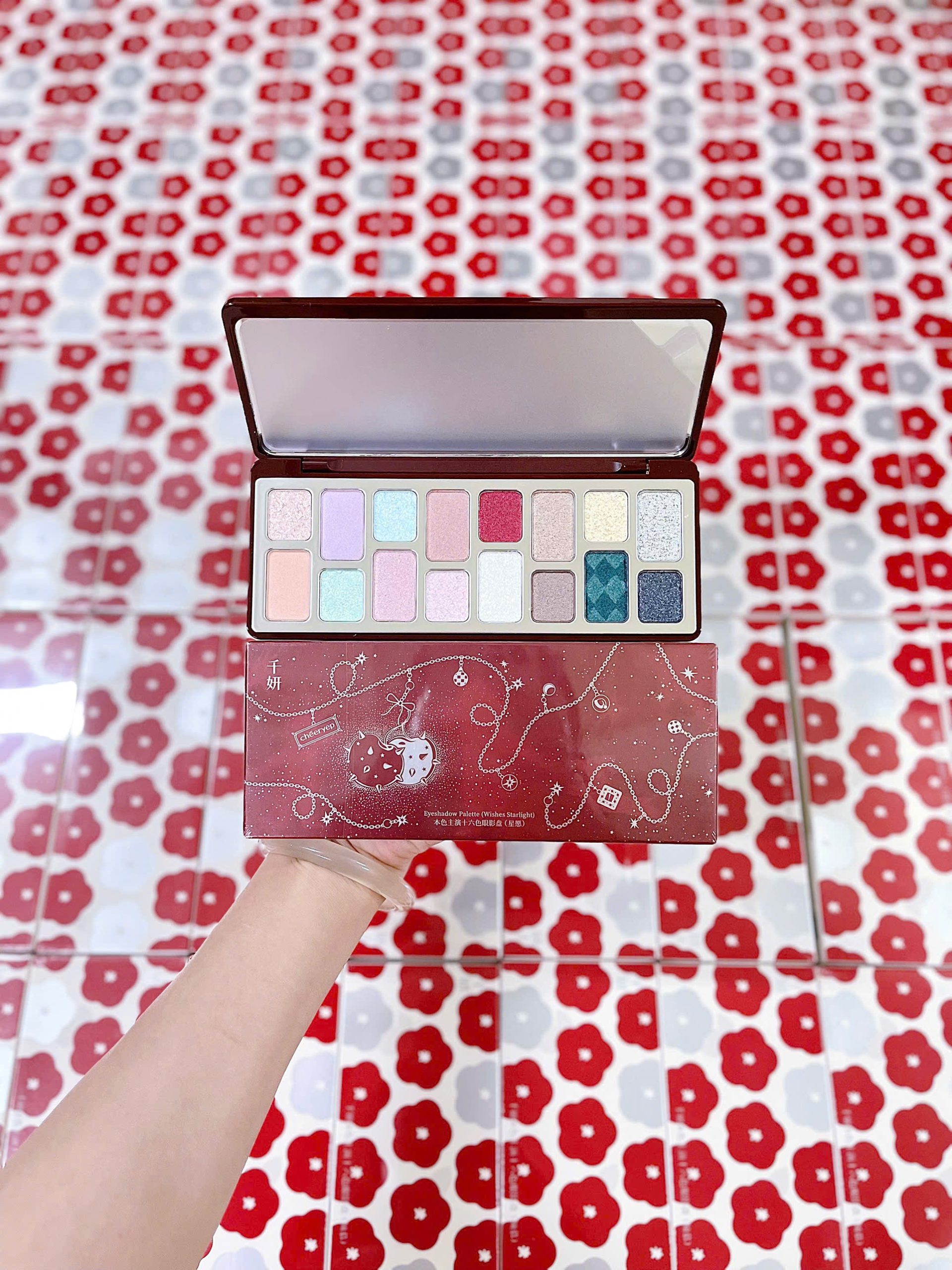 Bảng Phấn Mắt 16 Ô Qianyan Cheeryep True Colors Starring 14.5g - Ảnh 9