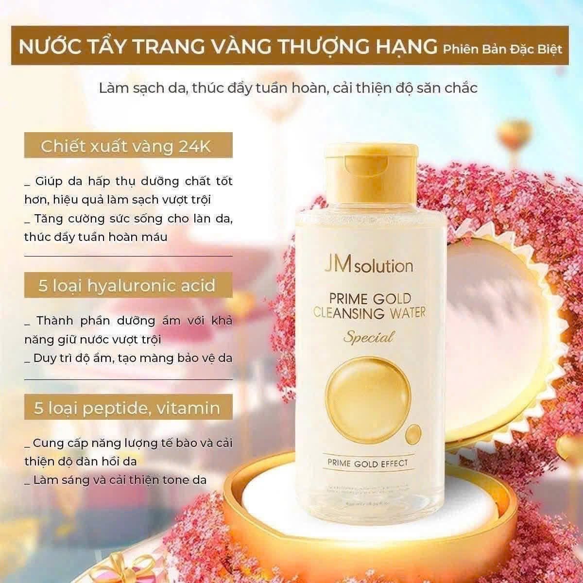 Nước tẩy trang JM Solution B5 – chai 850ml - Ảnh 7