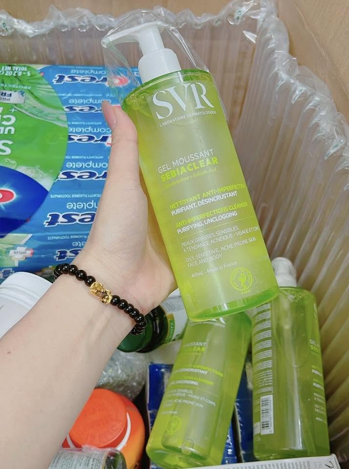 SỮA RỬA MẶT SRV SEBIACLEAR GEL MOUSSANT 400ml - Ảnh 3