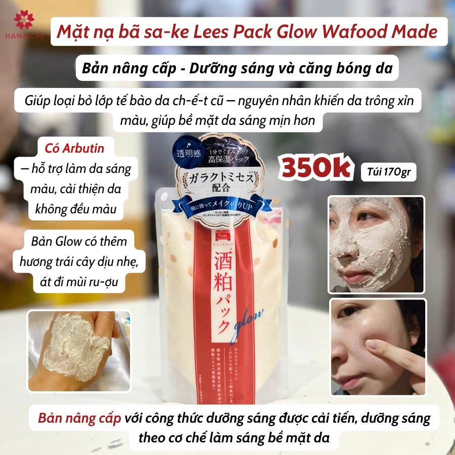 MẶT NẠ BÃ RƯỢU SAKE PDC WAFOOD – em này hot bên Nhật lâu lắm rồi nhaaa - Ảnh 3