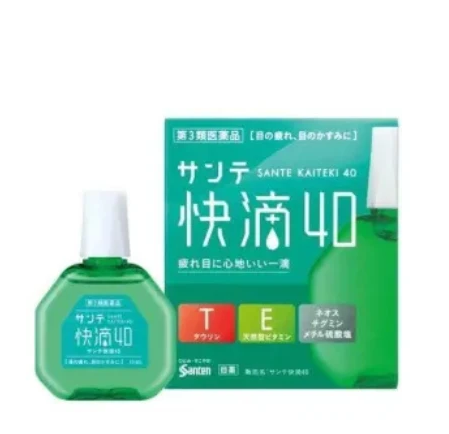Thuốc nhỏ mắt chống mõi mắt và giúp mắt sáng Sante Kaiteki 40 - Sante xanh lá